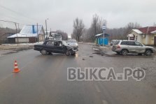 выкса.рф, В Досчатом столкнулись Hyundai Santa Fe и LADA